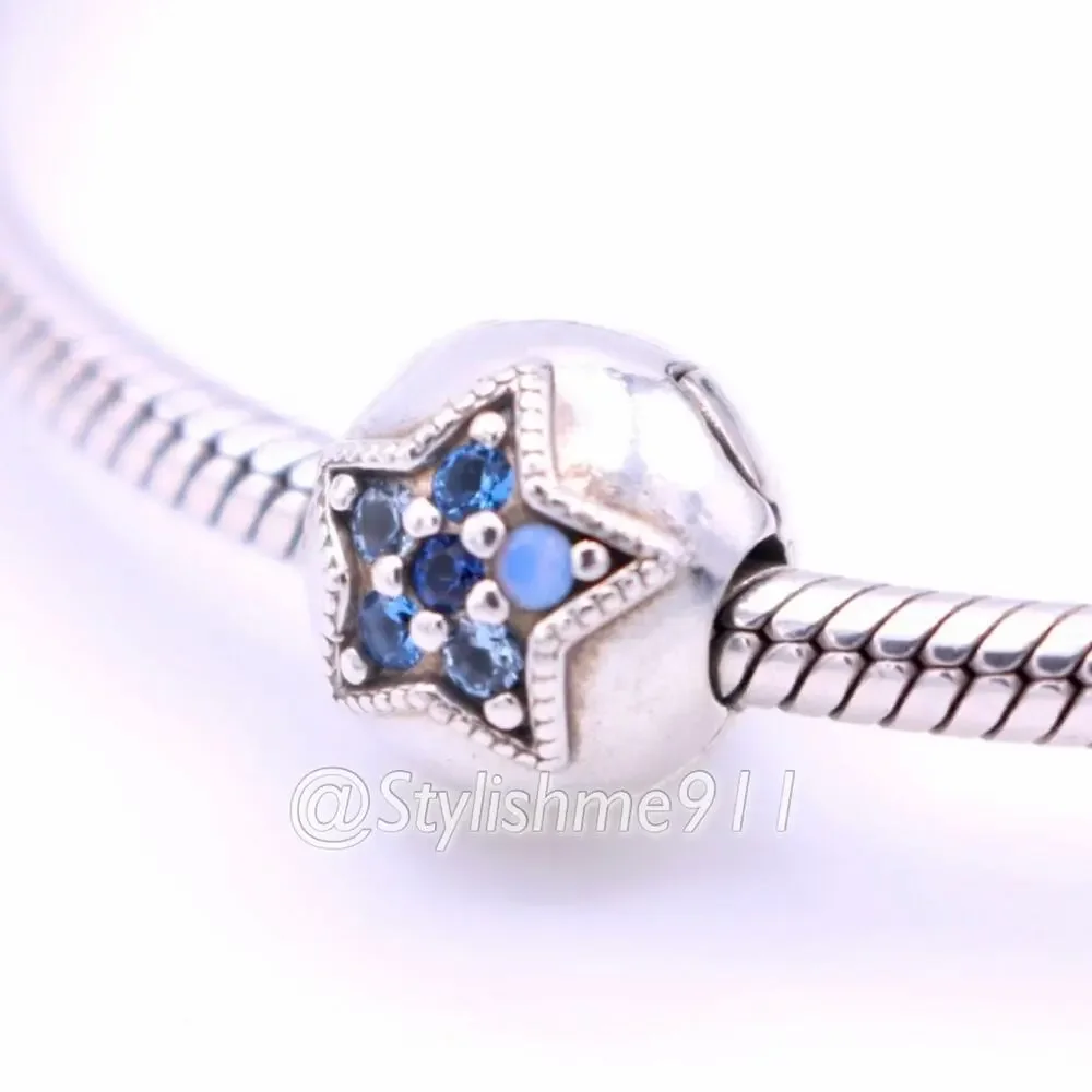Authentic PANDORA Retired Bright Star Clip - 796380NSBMX
